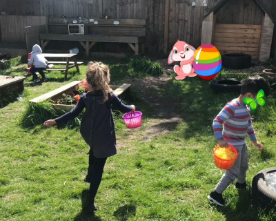 children-on-easter-egg-hunt